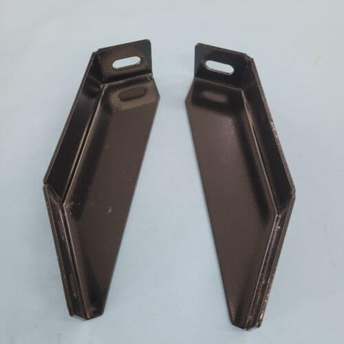 Floor Foot Bracket (L/R - 1 pair) Black